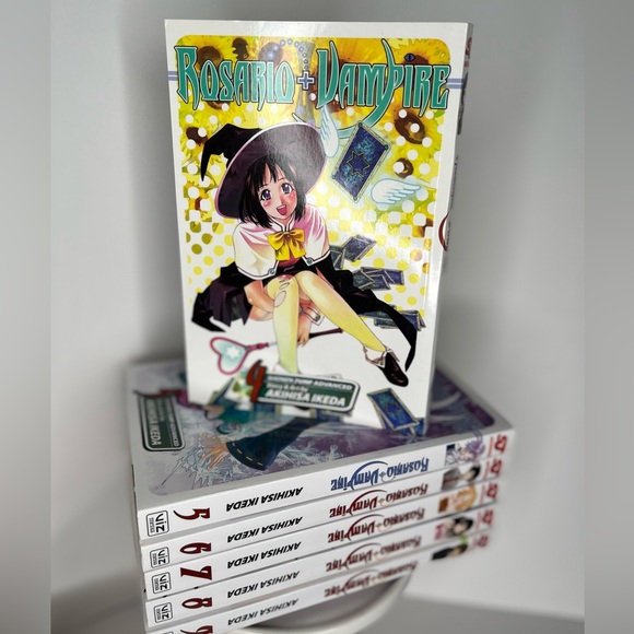 Rosario + Vampire by Akihisa Ikeda Volume 1,2,3,4,5,6,7, 8,&9 Manga Comic Book - Picture 8 of 16